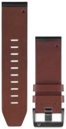 Armband Garmin Quickfit 26 läder brun