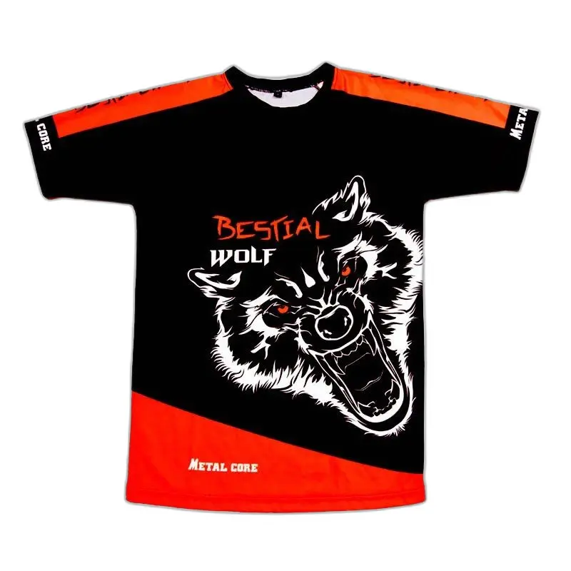 T-shirt för löpning Bestial Wolf