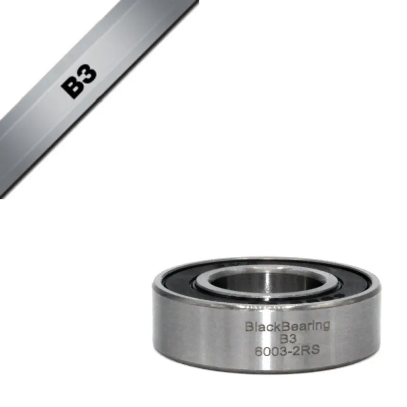 Lager Black Bearing B3 - 6003-2RS - 17 x 35 x 10 mm