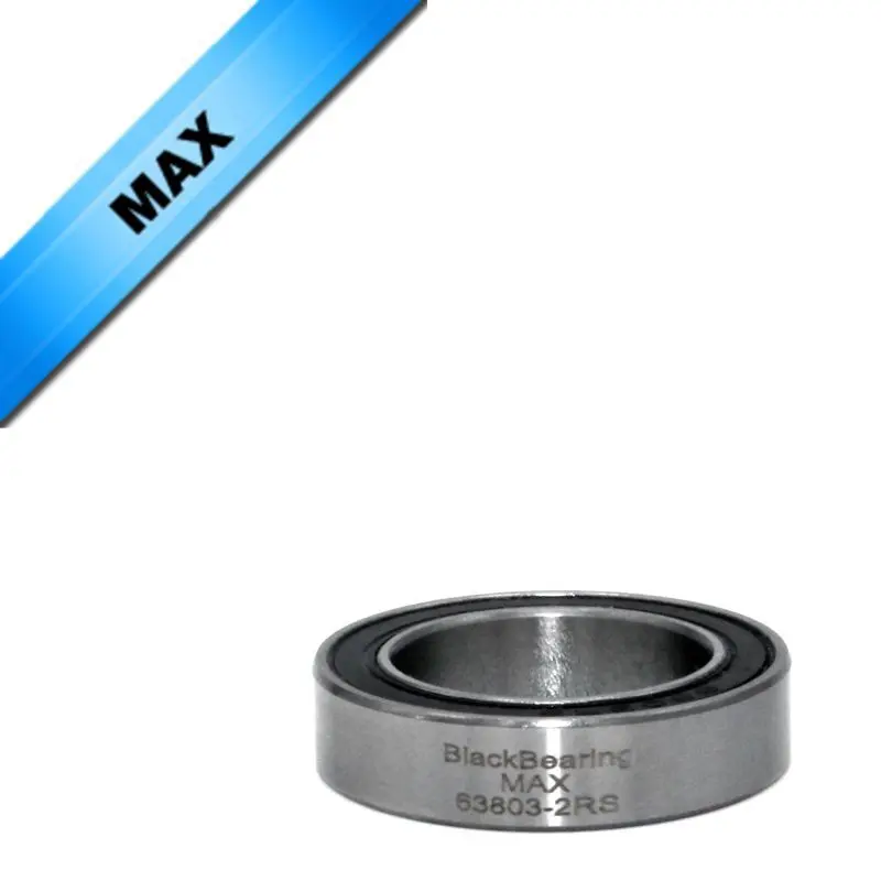 Max. lager Black Bearing MAX - 63803-2RS - 17 x 26 x 7 mm