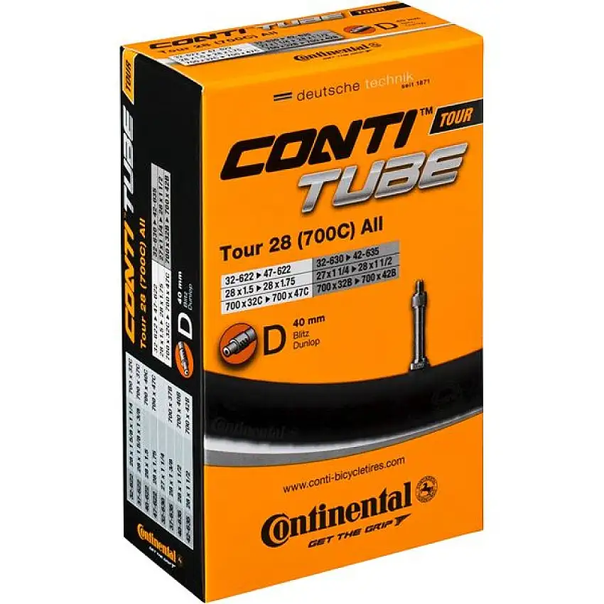 Continental slang 700 x 32-47C 40 mm dunlopventil