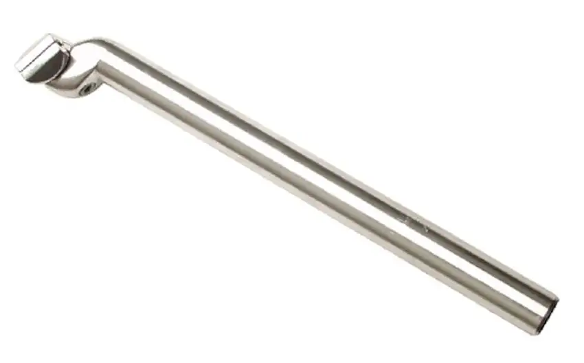 SADELSTOLPE 25.8X350MM SILVER