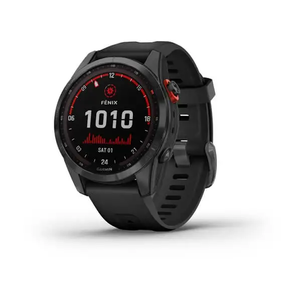 Träningsklocka Garmin Fenix 7S Solar 42mm grå