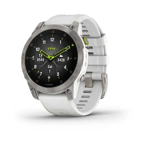Träningsklocka Garmin Epix 2 Amoled Sapphire 47mm vit
