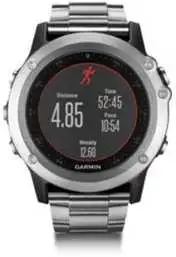 Träningsklocka Garmin Fenix 3 HR silver/titanium