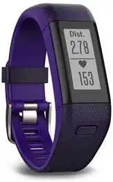 Aktivitetsmätare Garmin Vivosmart HR+ magentarosa/mörklila