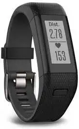 Aktivitetsmätare Garmin Vivosmart HR+ x-large svart/hajfensgrå