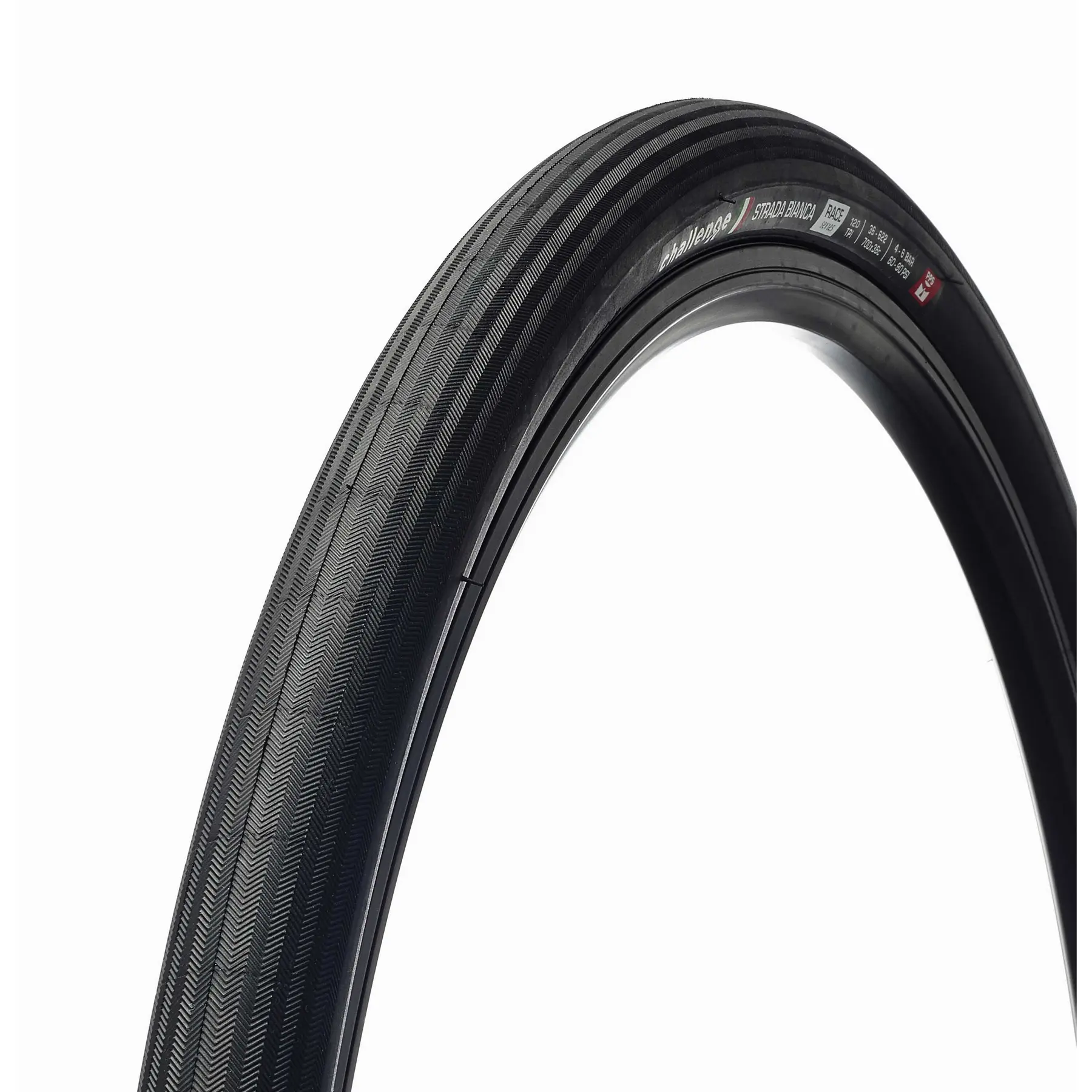 Däck Challenge Clincher Strada Bianca 120 Tpi