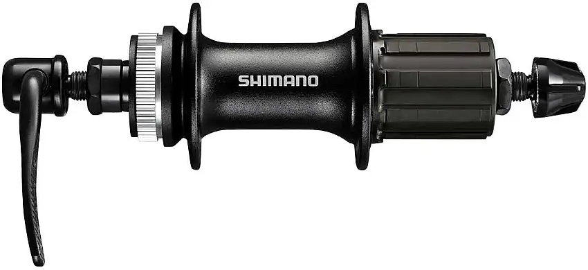 Baknav Shimano FH-M3050 CL 36H 135 mm svart