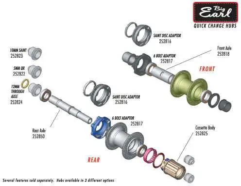 Adapter Bontrager Big Earl Bromsskiva centerlock