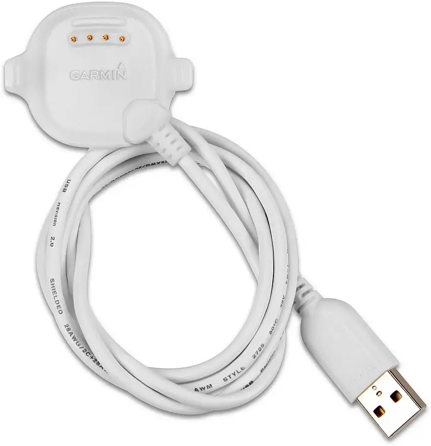 Batteriladdare Garmin Forerunner vit