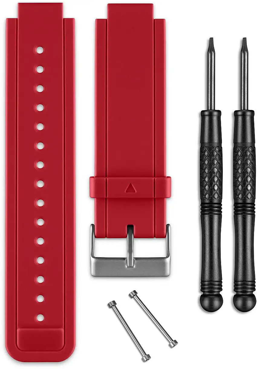 Armband Garmin Vivoactive silikon röd