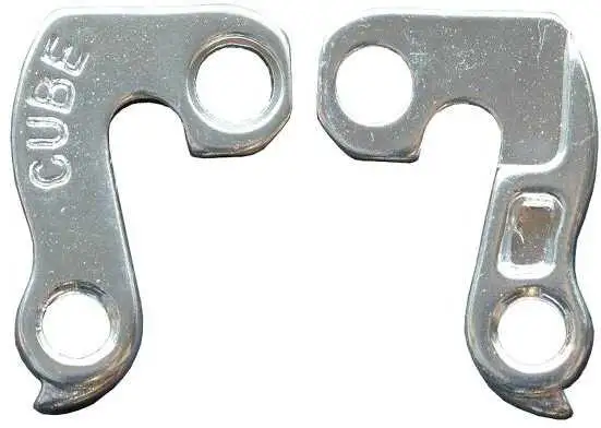 Bakväxelöra Cube #101, silver
