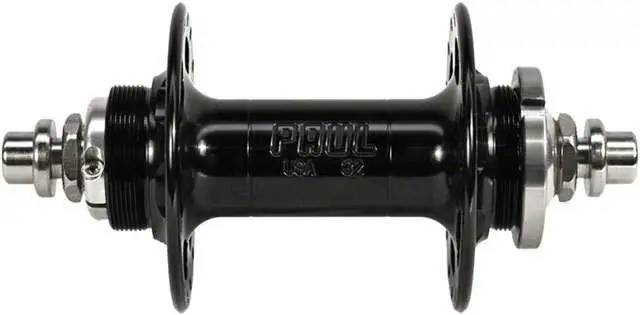 Baknav Paul High Flange 32H 130 mm fixed svart/frihjul