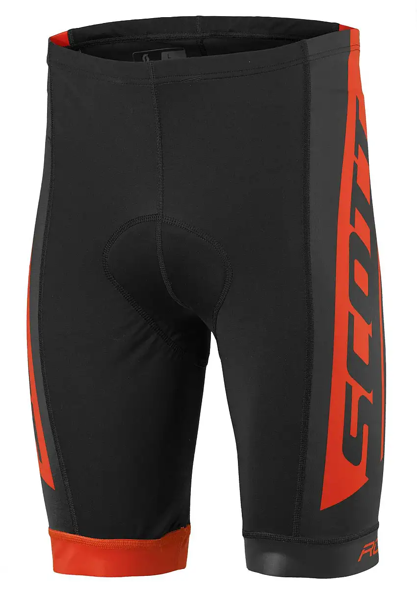 Shorts Scott RC Team ++ svart/tanger orange