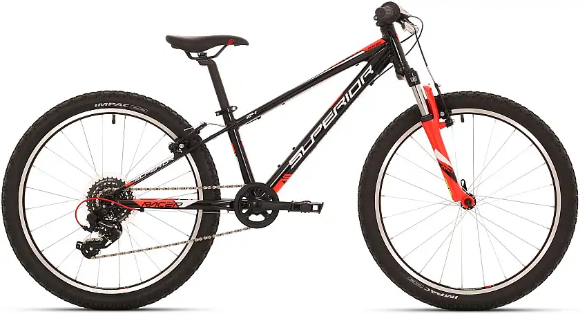 Superior Racer XC 24 svart/vit/röd