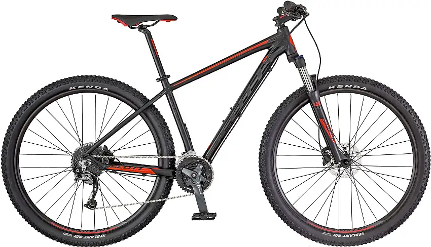 Scott Aspect 740 svart/röd