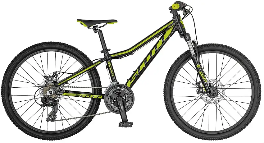 Scott Scale Jr 24" Disc svart/gul 21-växlad