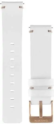 Armband Garmin Vivomove läder vit