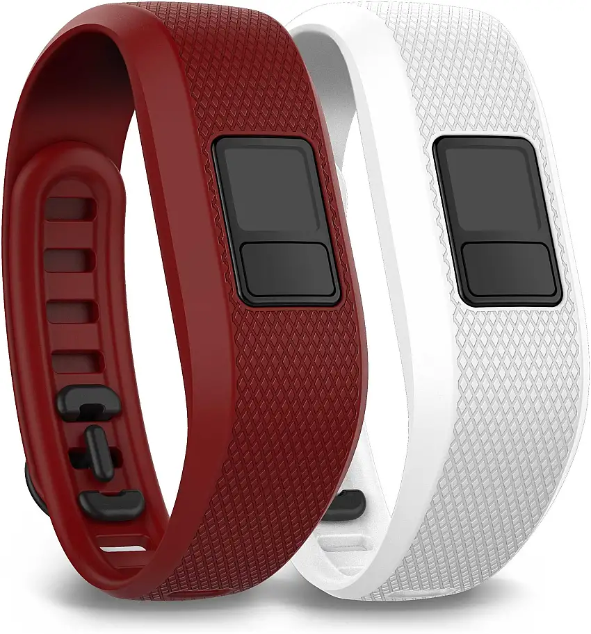 Armband Garmin Vivofit 3 Standard vinröd + vit