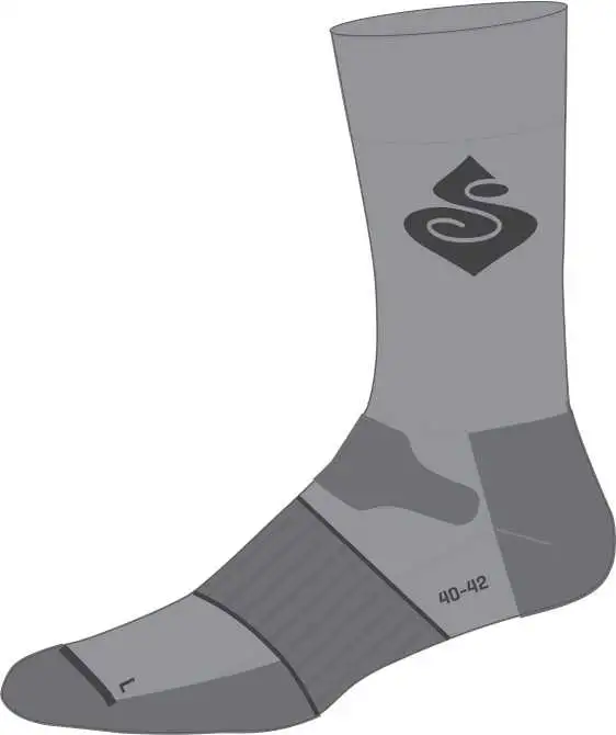 Strumpor Sweet Protection Crossfire Merino 6" ljusgrå
