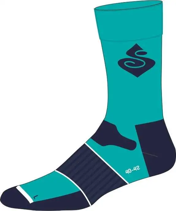 Strumpor Sweet Protection Crossfire Merino 6" blå