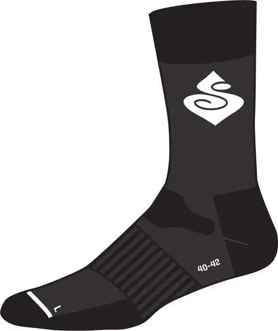 Strumpor Sweet Protection Crossfire Merino 6" svart