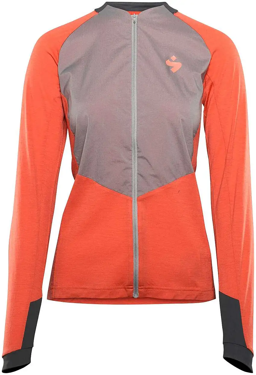 Tröja Sweet Protection Hunter Merino Wind FZ dam orange