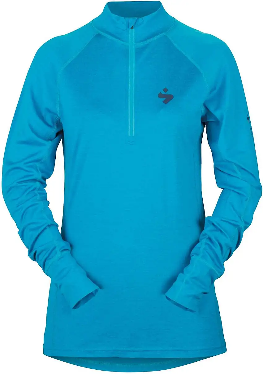 Underställ Sweet Protection Alpine Merino Halfzip dam blå