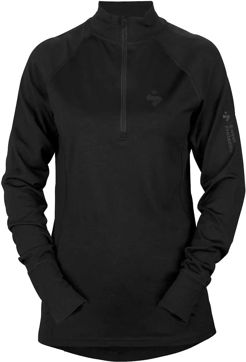 Underställ Sweet Protection Alpine Merino Halfzip dam svart