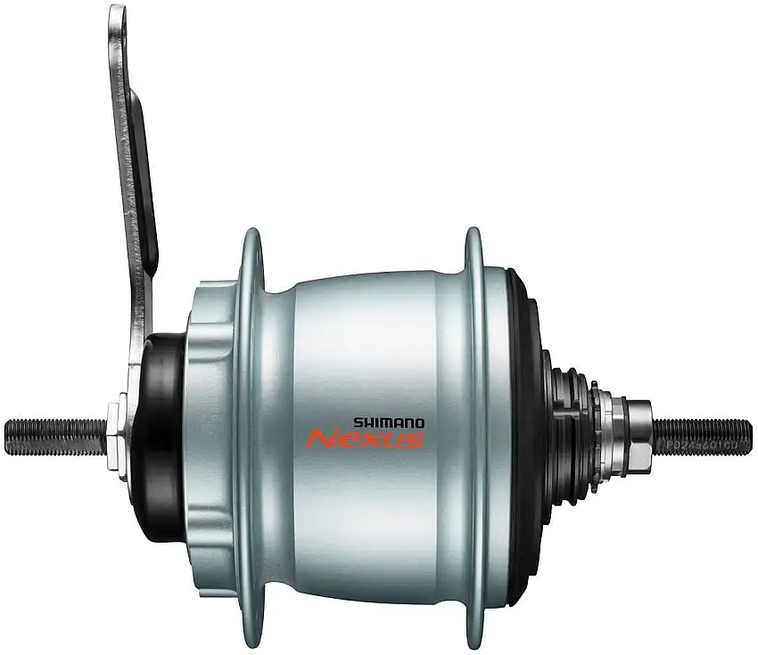 Baknav Shimano Nexus Di2 SG-C6060-8CD 5-bult 32H 135 mm silver