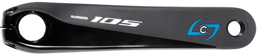 Effektmätare Stages Power L Shimano 105 R7000 172.5 mm svart