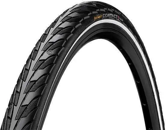 Cykeldäck Continental Contact SafetySystem Breaker 37-622 (28 x 1 3/8 x 1 5/8") svart/reflex