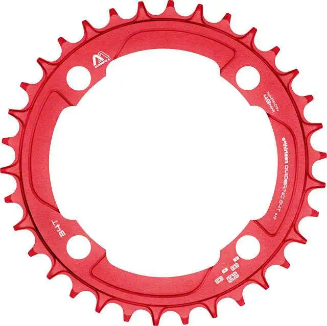 Drev E.13 M Profile Guide Ring 104 bcd 10/11 växlar 30T röd