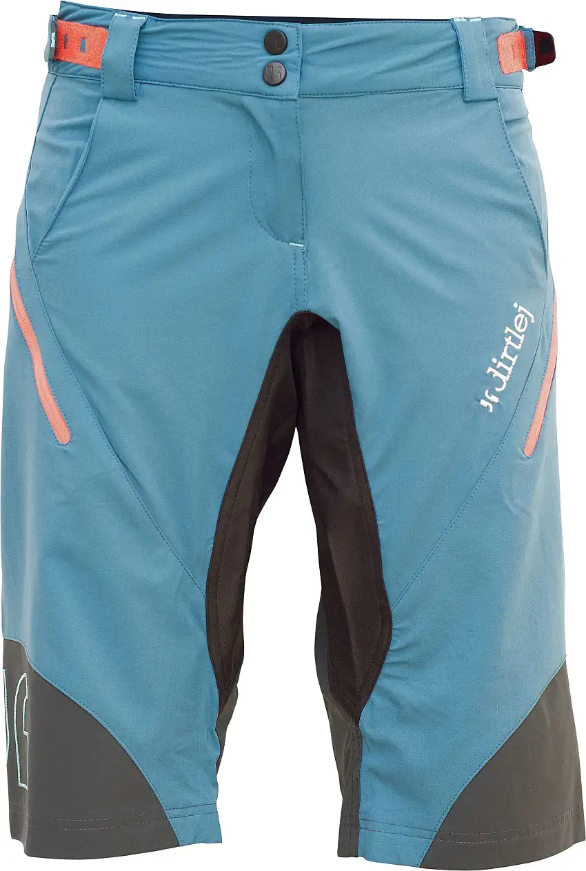 Baggy Shorts Dirtlej Trailscout Half & Half dam blå/rosa