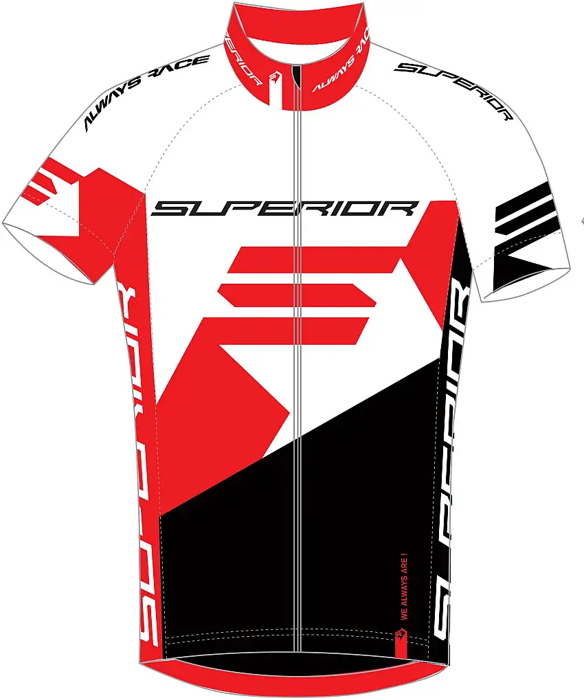 Tröja Superior Race vit/röd/svart