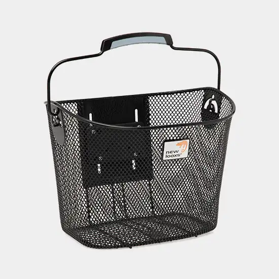 Cykelkorg New Looxs Toscane Klickfix Stål På Styret Med Handtag svart 26-28"