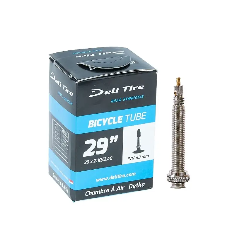 Cykelslang DELI 29", 54/60-622 Racerventil 43mm