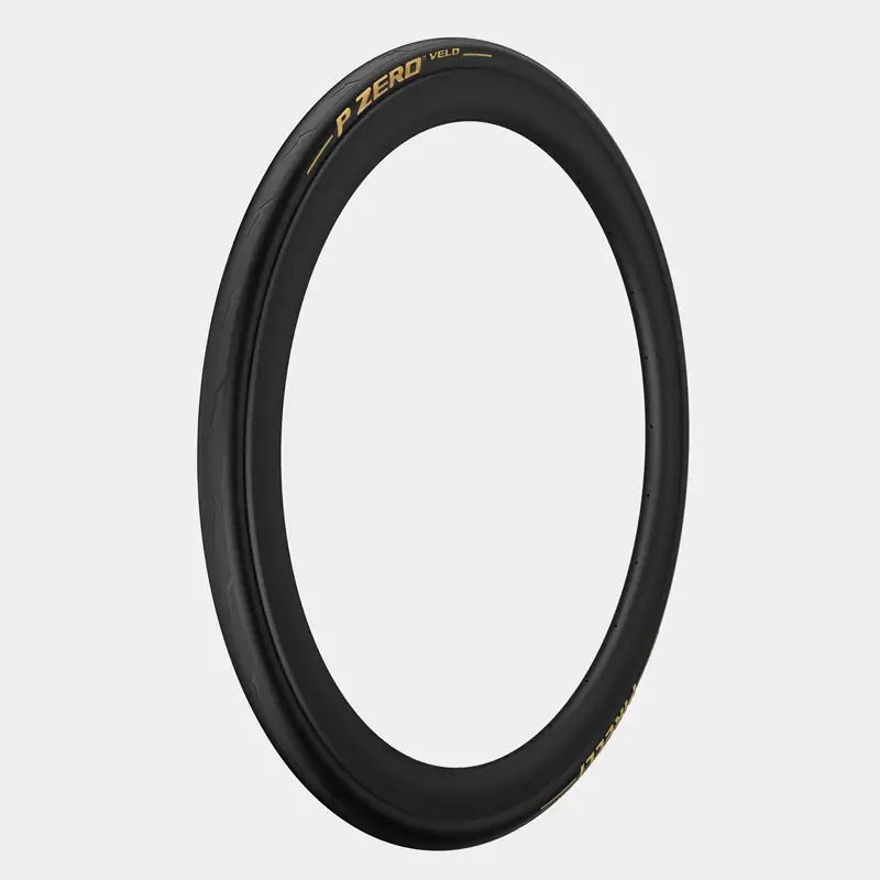Cykeldäck Pirelli P ZERO Velo Gold Edition Aramid Breaker SmartNET Silica 25-622 (700 x 25C / 28 x 1.00) vikbart svart/gul