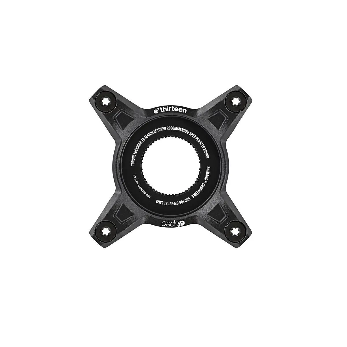 Aluminiumbricka E*Thirteen E*spec 104BCD Direct Mount Carrier - spider alu - Shimano EP8