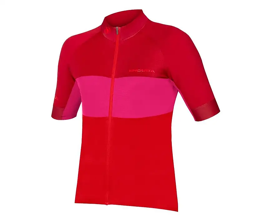Tröja Endura FS260-Pro S/S Jersey II röd (relaxed fit)