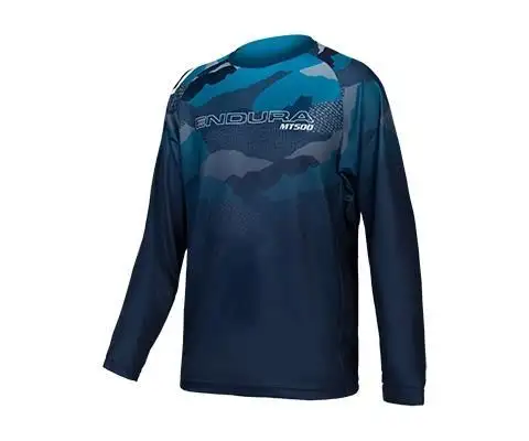 Tröja Endura MT500JR L/S LTD Junior blå
