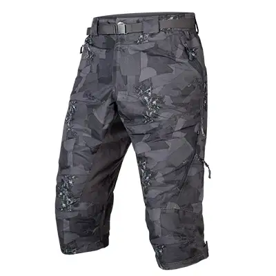 Shorts Endura Hummvee 3/4 Short II w Liner grå camo