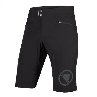 Baggy Shorts Endura SingleTrack Lite svart kortare längd