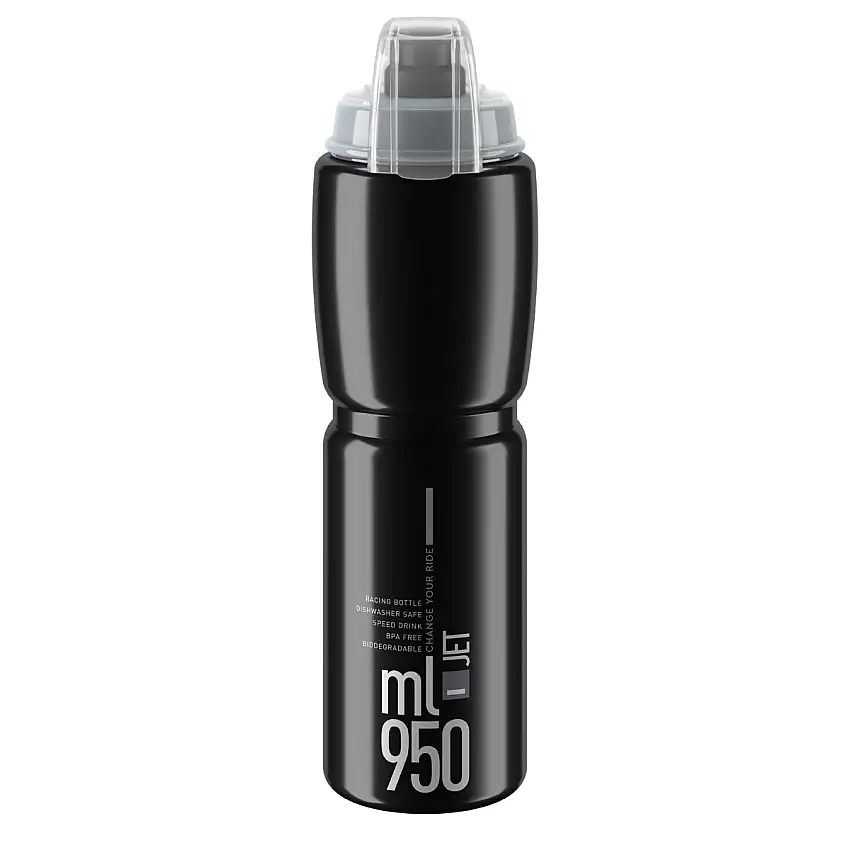 Flaska Elite JET plus svart 950ml