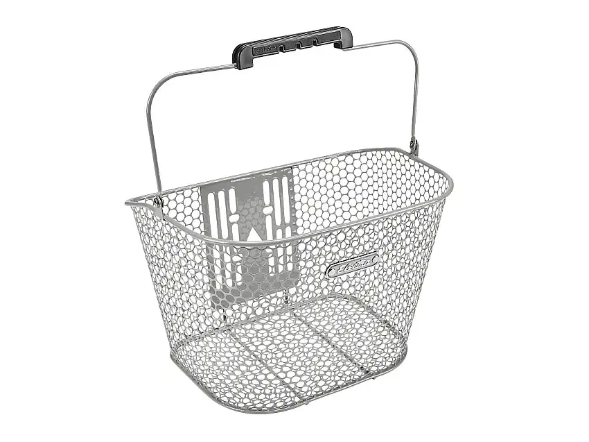 Cykelkorg Electra Honeycomb QR Fram fog grey