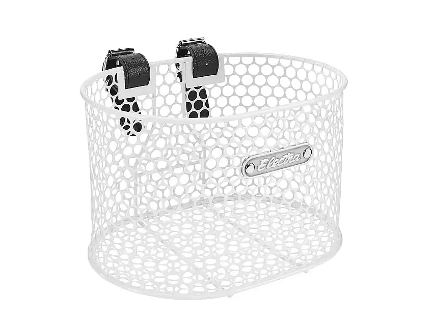 Cykelkorg Electra Honeycomb Junior Small Strap Fram White