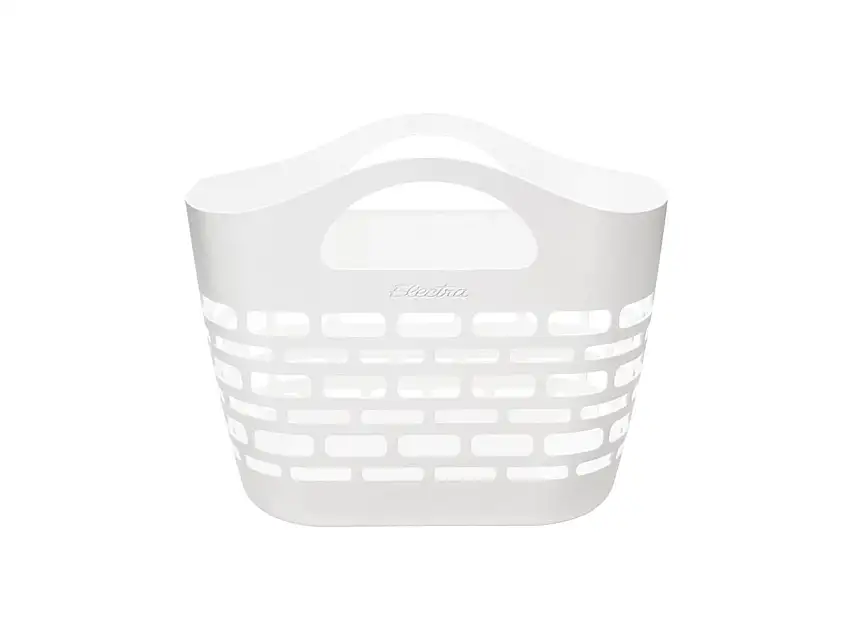 Cykelkorg Electra Plasket Reclaimed Ocean Plastic Shell White