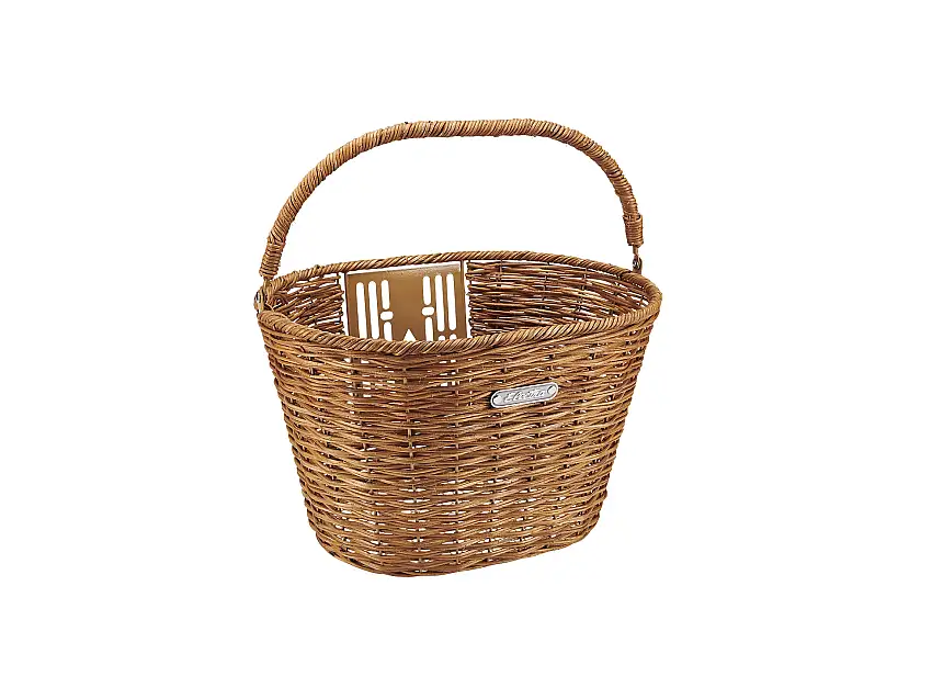 Cykelkorg Electra QR Rattan Natural W/Handle Brun Fram