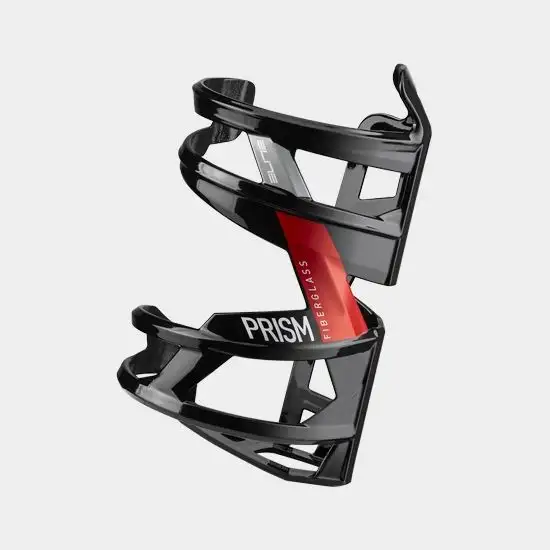 Flaskställ Elite Prism Left svart/röd